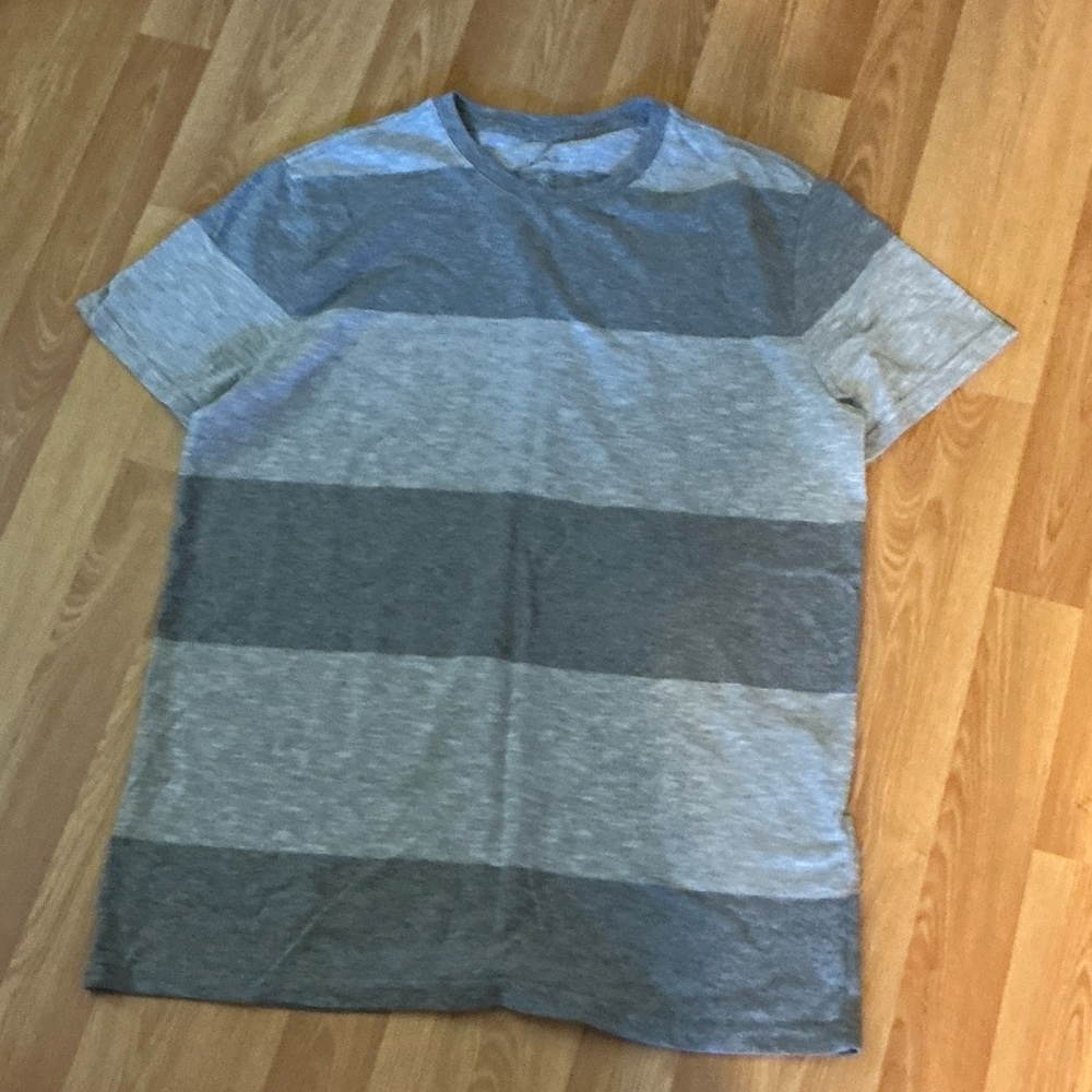 Goodfellow & Co Men's Striped Gray Tee